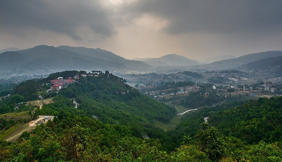Terraced hills and villages around Dhulikhel
