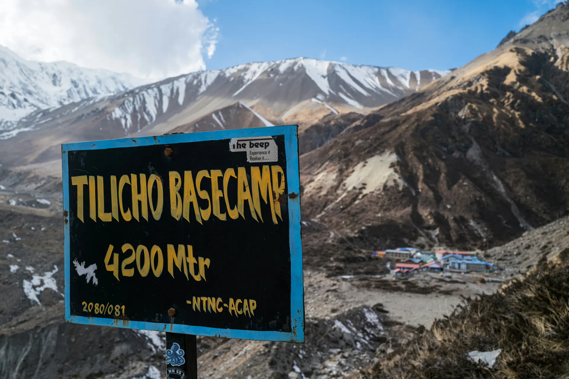 Manang Valley high altitude landscape