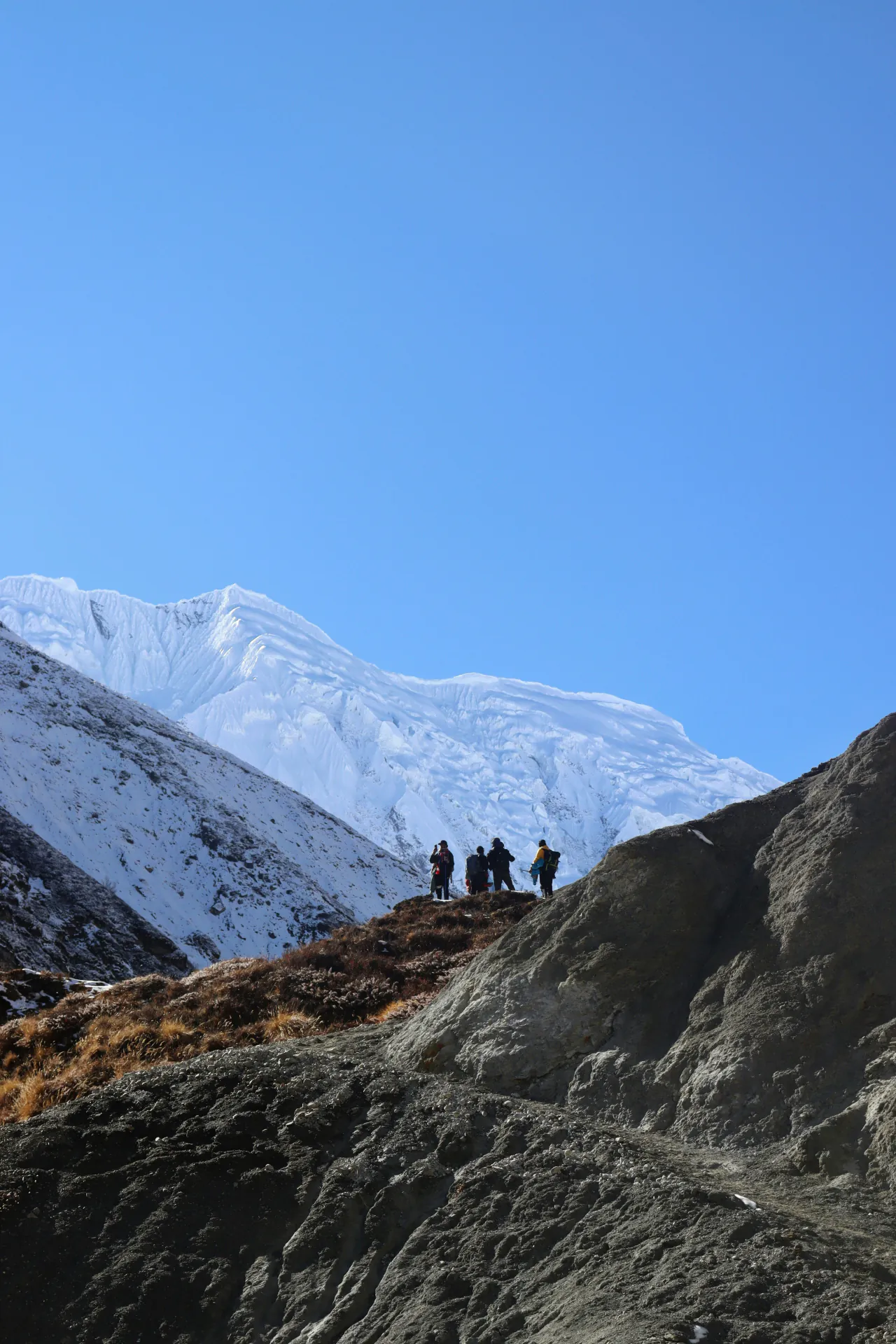 Glacial lake in the Annapurna region